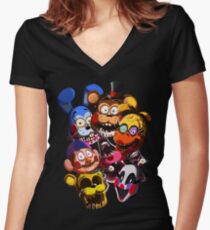 THE NEW FACES OF FUN!! Women's Fitted V-Neck T-Shirt