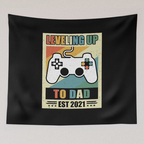 Item preview, Gamer Promoted To Dad 2021 Leveling Up To Daddy Gift designed and sold by cadieuxart.