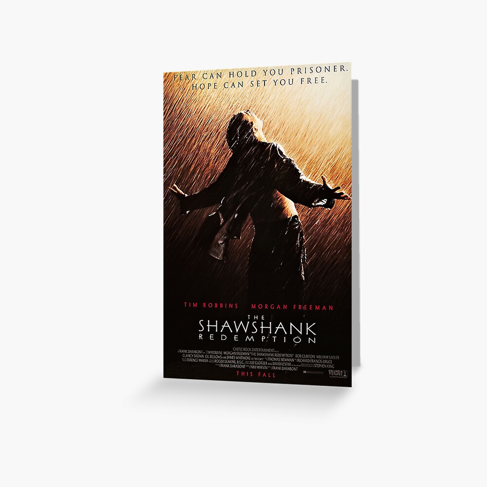  The Shawshank Redemption 1994 Movie Posters Greeting Card For Sale 