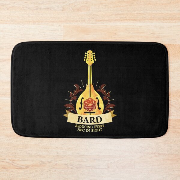 Item preview, Bard designed and sold by D20Tees.