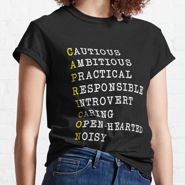 Capricorn Traits Design Classic T-Shirt