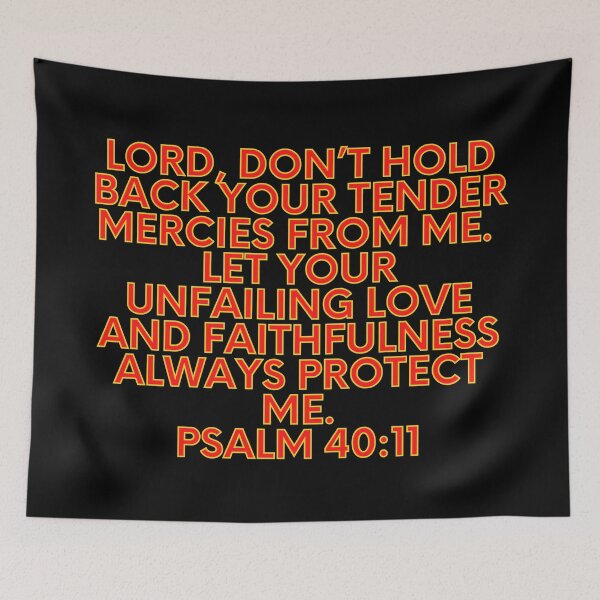 Item preview, Bible Verse Psalm 40:11 designed and sold by Prayingwarrior.