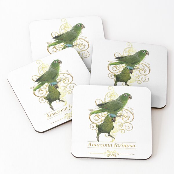 Item preview,  blue-crowned parrot designed and sold by obscurite.