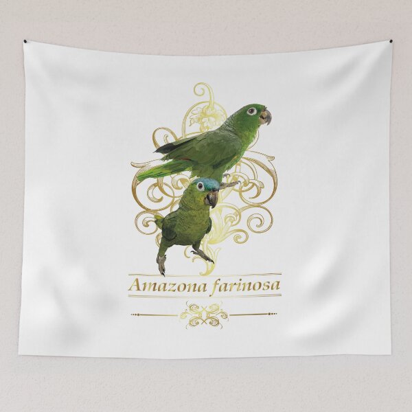 Item preview,  blue-crowned parrot designed and sold by obscurite.