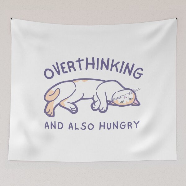 Item preview, Overthinking and also hungry designed and sold by CeciLop.