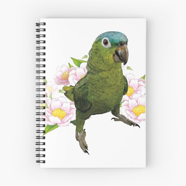 Item preview,  blue-crowned parrot designed and sold by obscurite.