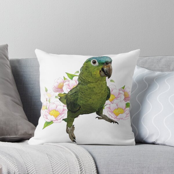 Item preview,  blue-crowned parrot designed and sold by obscurite.