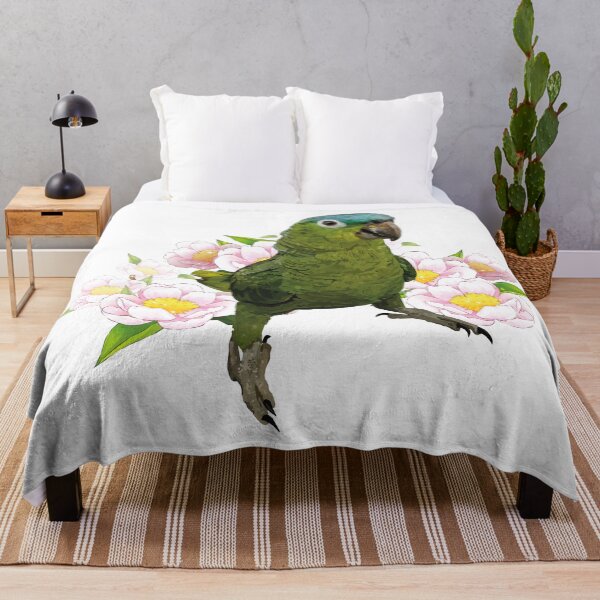Item preview,  blue-crowned parrot designed and sold by obscurite.
