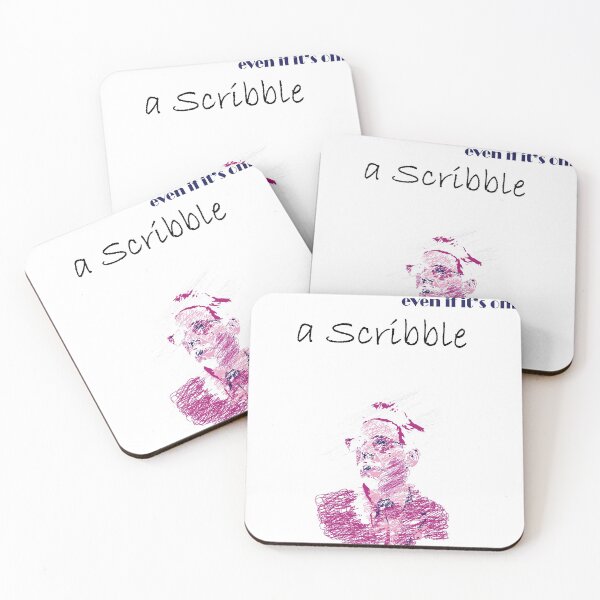 Item preview, Make a mark even if it's only a scribble- design designed and sold by Canvasnumber24.