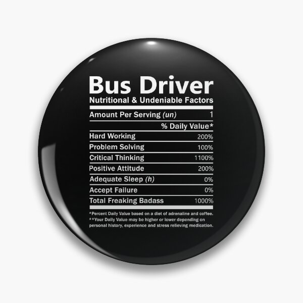 Item preview, Bus Driver T Shirt - Nutritional and Undeniable Factors Gift Item Tee designed and sold by oslandefren.