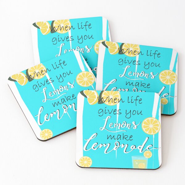 Item preview, Life quotes and lemonade designed and sold by Canvasnumber24.