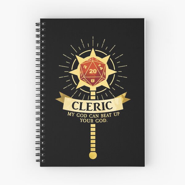 Item preview, Cleric designed and sold by D20Tees.