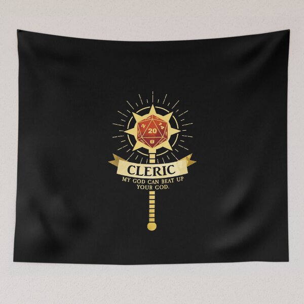 Item preview, Cleric designed and sold by D20Tees.