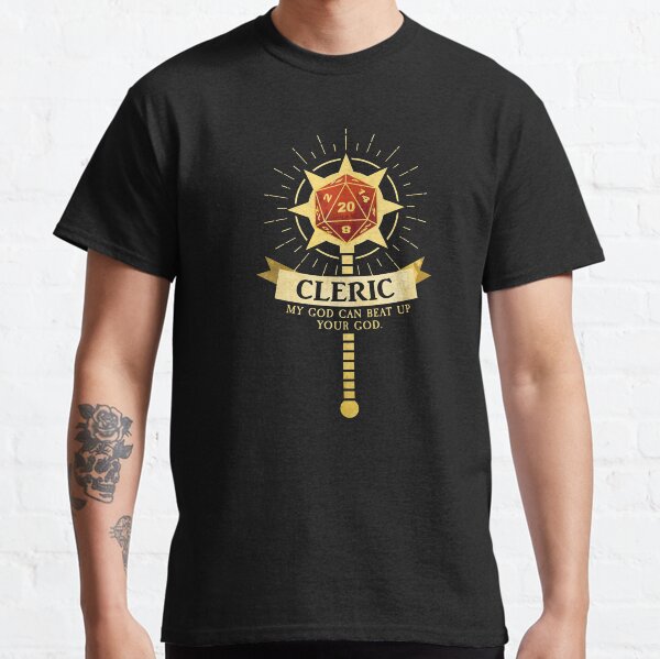 Aperçu de l'œuvre Clerc créée et vendue par D20Tees.
