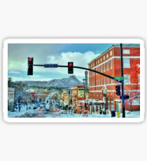 After A Snowstorm In Prescott Arizona Sticker
