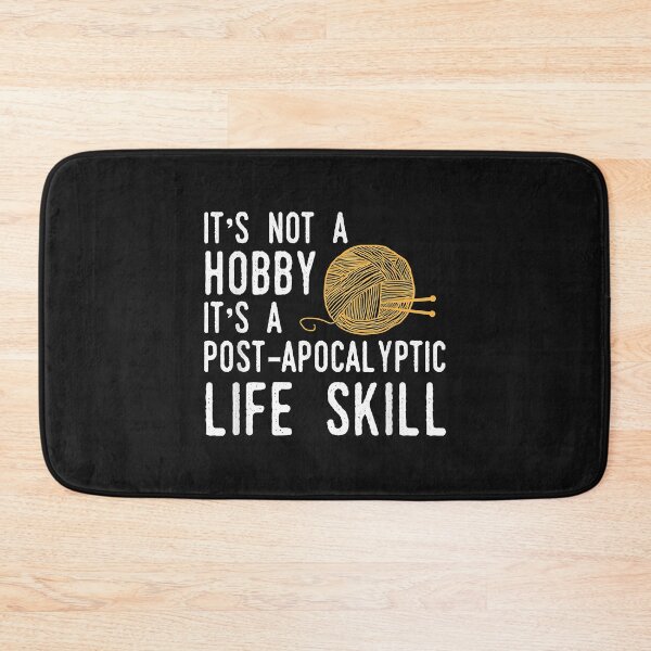 Item preview, Knitting Post-Apocalyptic Life Skill - Funny Knitter designed and sold by Borhala23234.