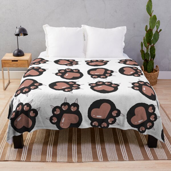 Item preview, Dark Heart Paw Pattern designed and sold by Carrie-Art.
