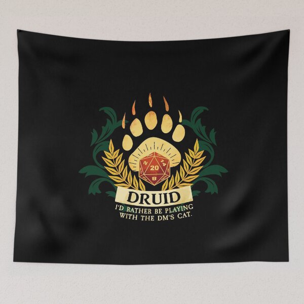 Item preview, Druid designed and sold by D20Tees.