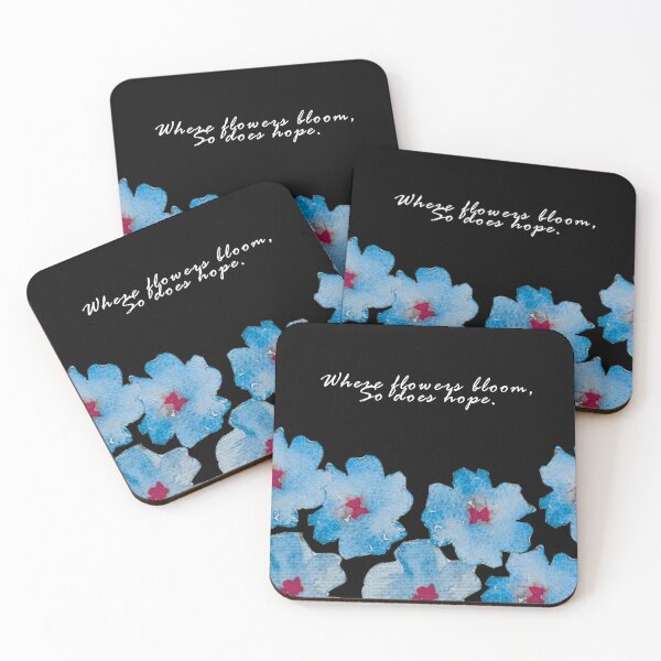 Item preview, Oversized Watercolour Cerulean Bloomy designed and sold by PURPLEbliss.