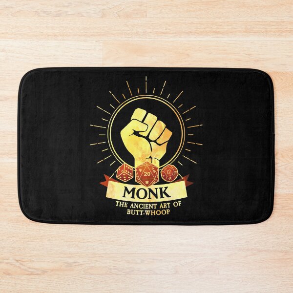 Item preview, Monk designed and sold by D20Tees.