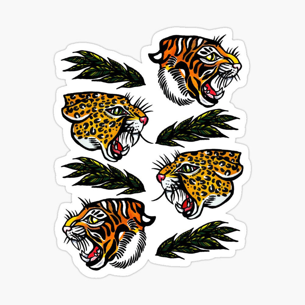 Cheetah & Tiger Tattoo Cheetah & Tiger Tattoo