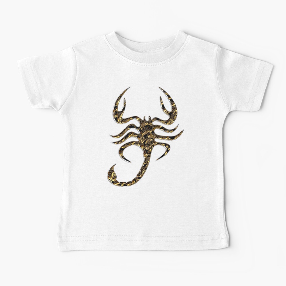 T Shirt Bebe Scorpion Scorpion Style De Tatouage Par Boom Art Redbubble