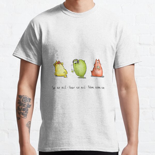 Three Wise Moggies Classic T-Shirt