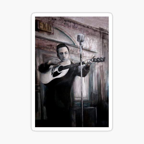 Man in Black - Johnny Cash 1959 Sticker