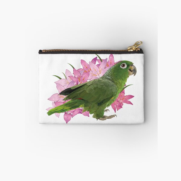 Item preview, blue-crowned parrot designed and sold by obscurite.