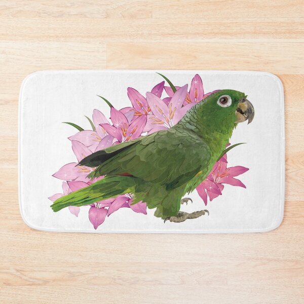 Item preview, blue-crowned parrot designed and sold by obscurite.