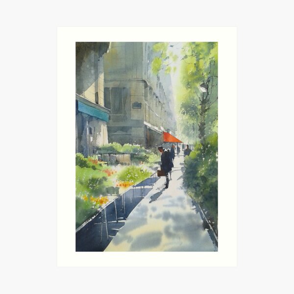 Morning in Paris Art Print