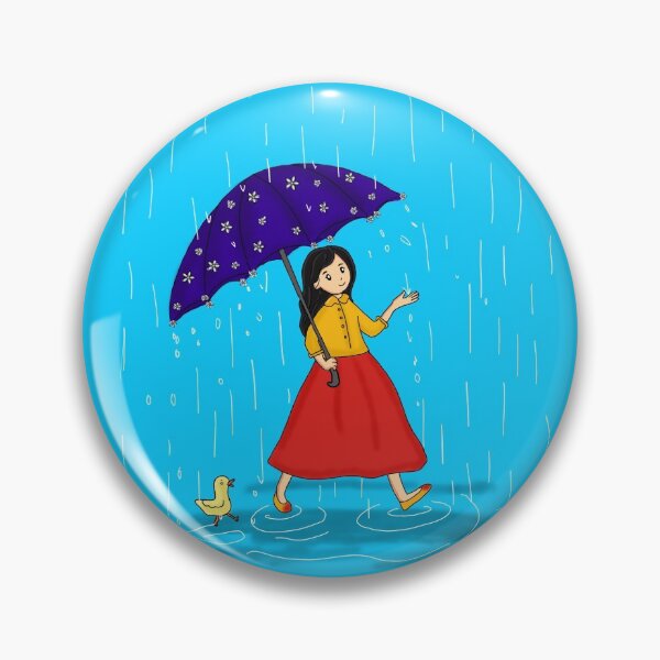 Item preview, girl in rain designed and sold by Cogent Web Services.