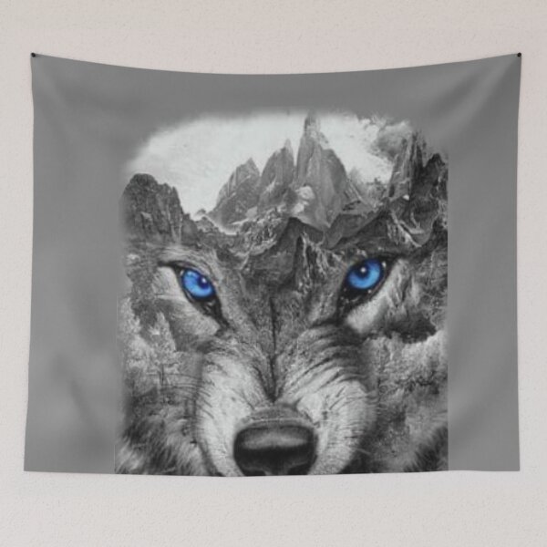 Item preview, SNARLING GLACIER WOLF designed and sold by THE AMERICAN TEEVANGELIST.