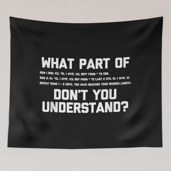 Artikelvorschau, What Part Of Knitting Don't You Understand Funny Knitting entworfen und verkauft von Borhala23234.