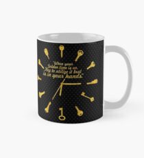 When golden time... Life Inspirational Quote Mug