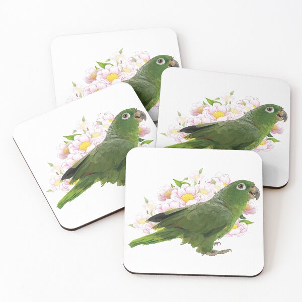 Item preview,  blue-crowned parrot designed and sold by obscurite.