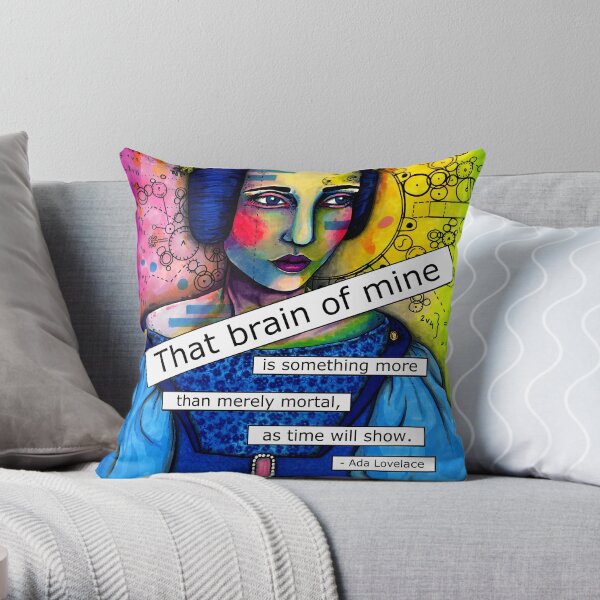 Ada Lovelace Throw Pillow
