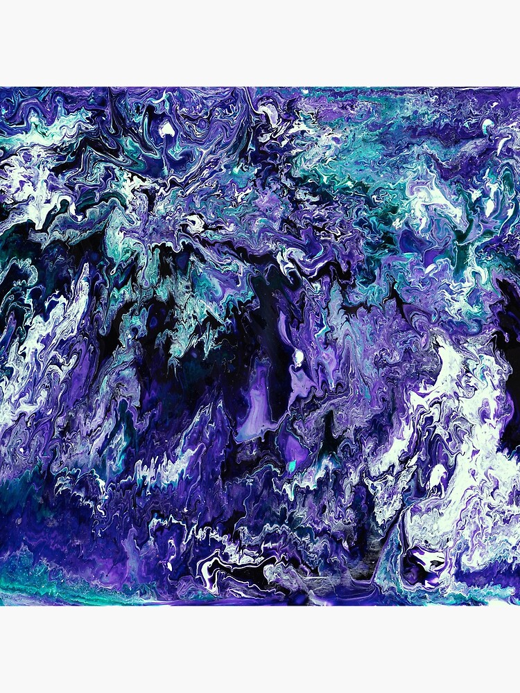 Thumbnail 2 of 2, Tote Bag, Purple chaos designed and sold by GillianAdams.