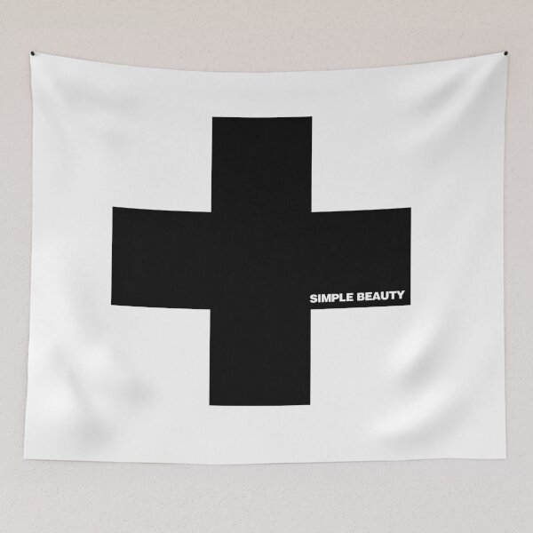 Item preview, SIMPLE BEAUTY BLACK CROSS designed and sold by Lavacablanca.