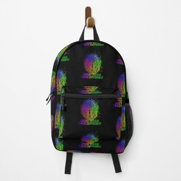 Item preview, Great Minds Think Different - Splatter - Rainbow designed and sold by jc007.