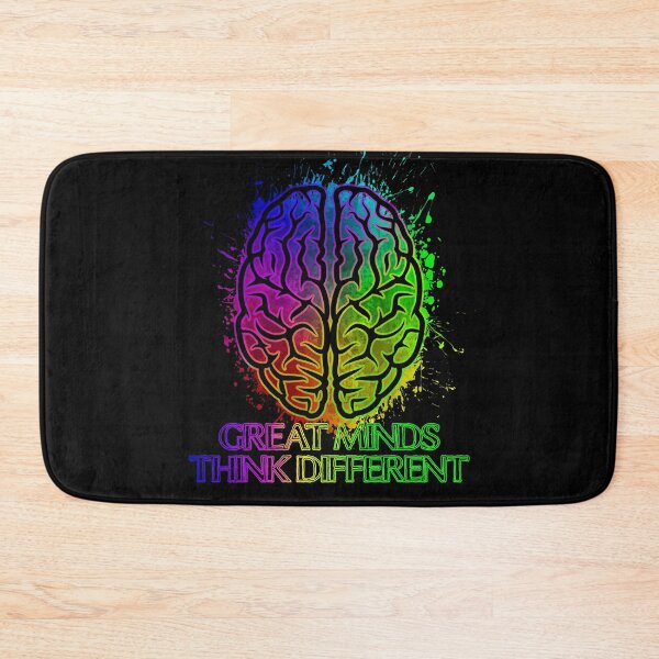 Item preview, Great Minds Think Different - Splatter - Rainbow designed and sold by jc007.
