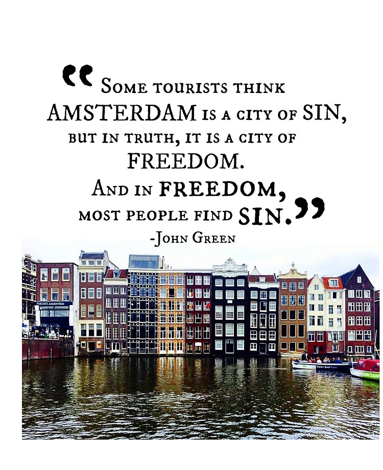 Amsterdam John Green Quote Ipad Case Skin By Amwats Redbubble