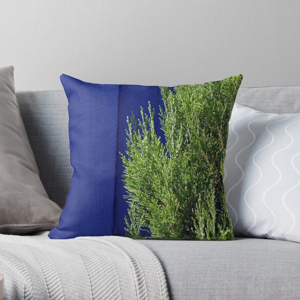 Blue & Green... Throw Pillow