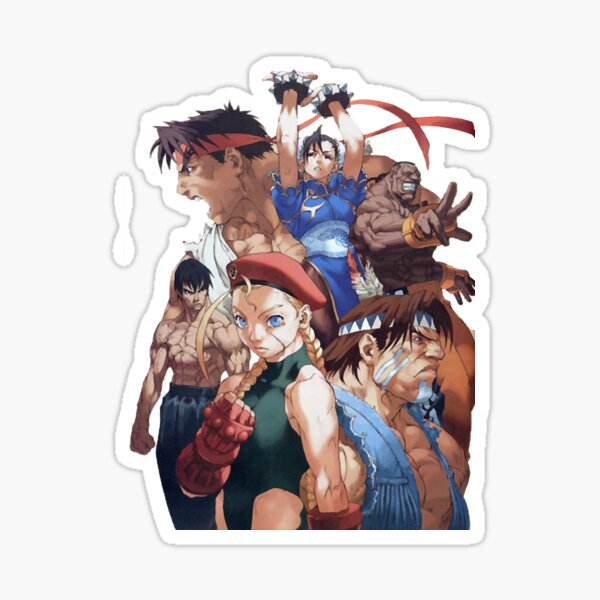 street fighter 6 Ryu complex design Sticker for Sale by SmasherDesigns