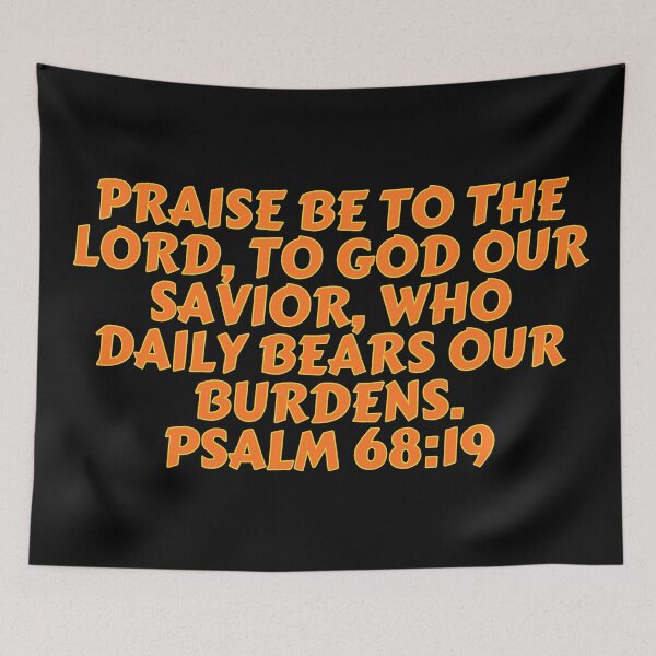 Item preview, Bible Verse Psalm 68:19 designed and sold by Prayingwarrior.