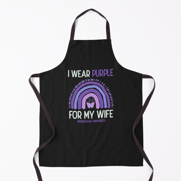 Item preview, Fibromyalgia Awareness I Wear Purple For My Wife designed and sold by JokeGysen.