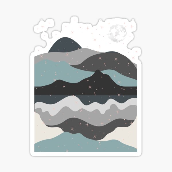 The Mountains are Calling and I must Go Sticker