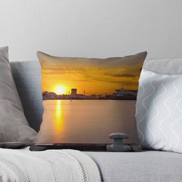 Item preview, Sunrise at Princess Pier viewing the Spirit of Tasmania Cruise ship at St Kilda, Victoria, Austarlia designed and sold by BenCad.