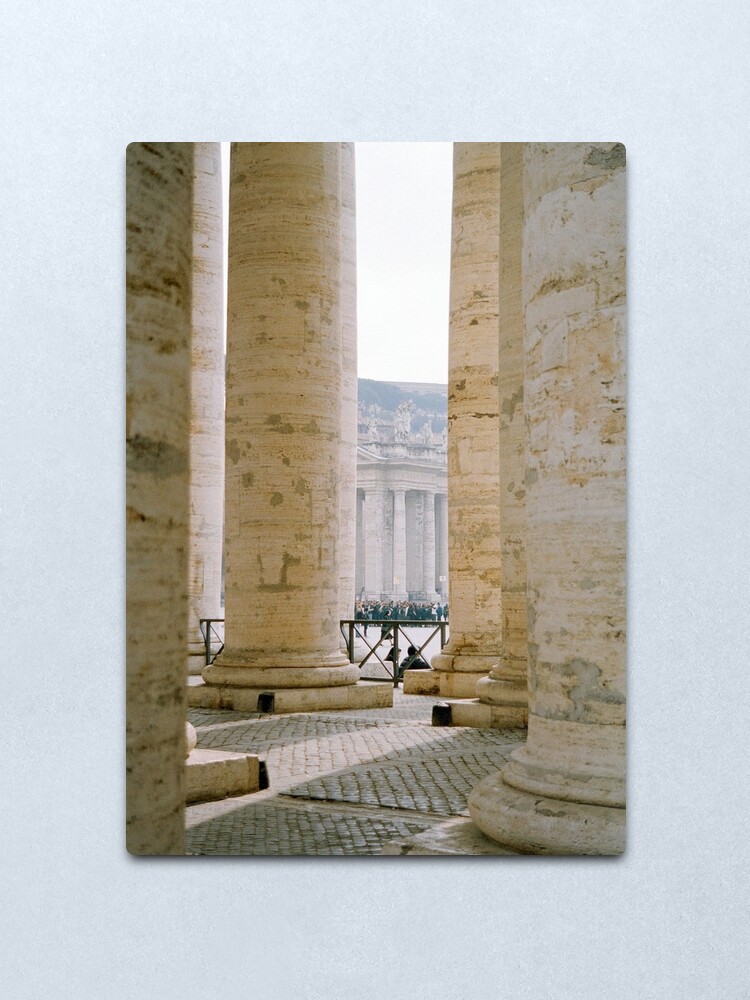 Alternate view of Colonnade, St Peter's Metal Print