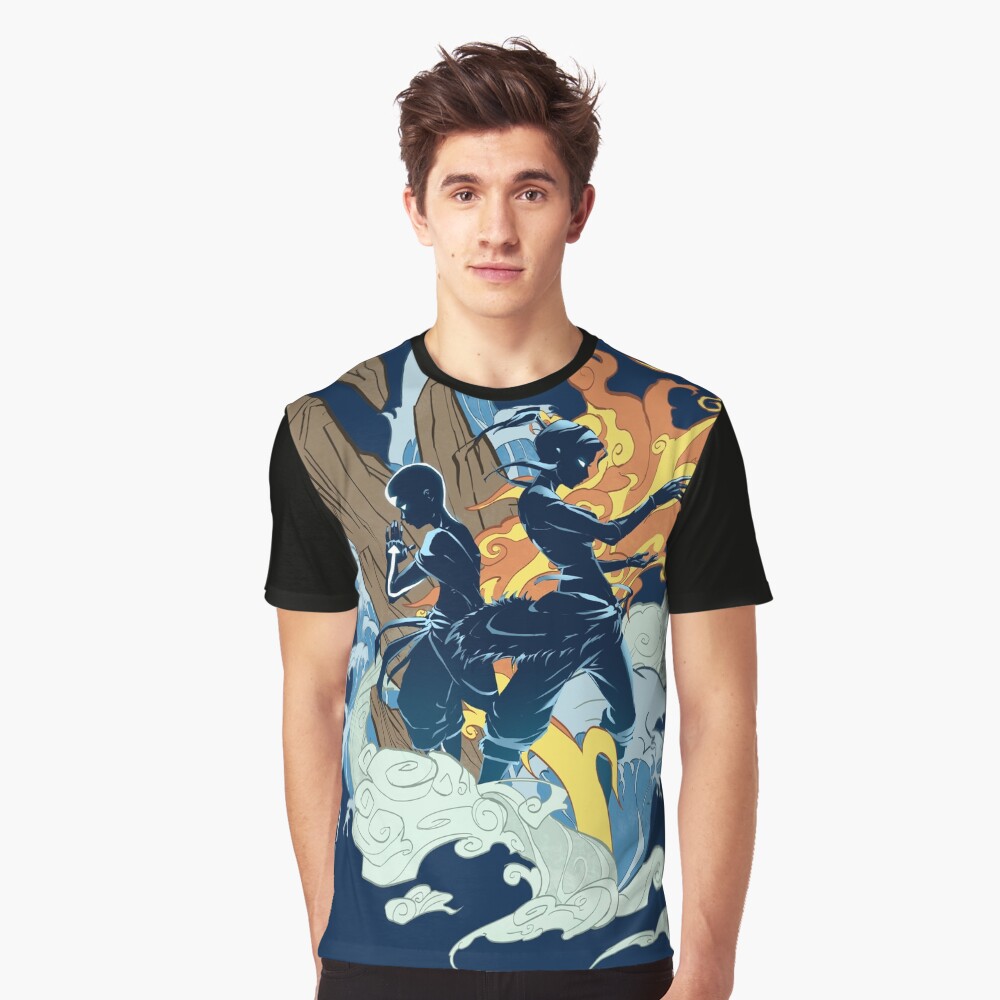 Two Avatars Graphic T-Shirt